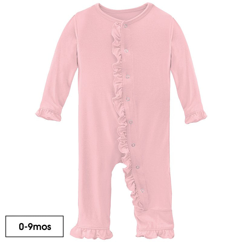 Kickee Pants Ruffle Coverall with Snaps or Zipper