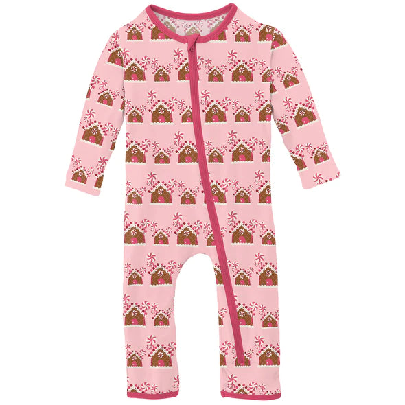 Kickee Pants Coverall with Zipper