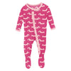 Kickee Pants Ruffle Footie with Snaps