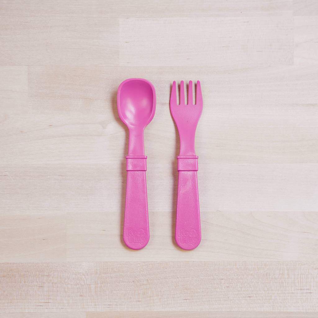 Baby online pink utensils